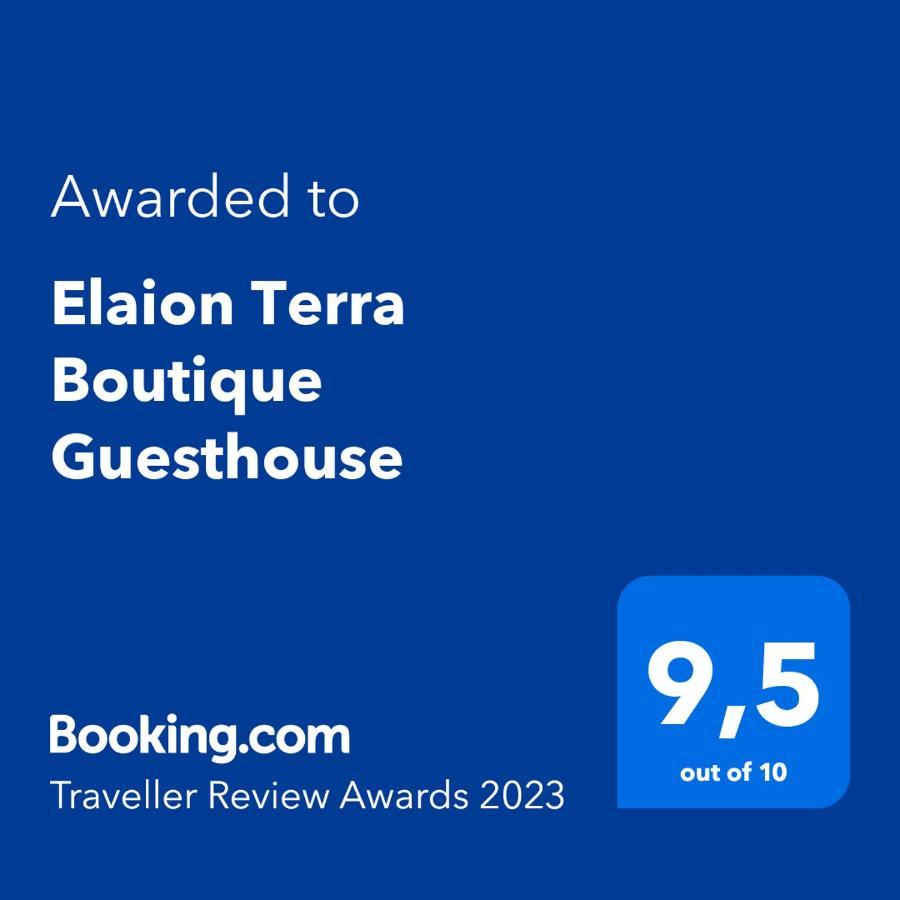 Elaion Terra Boutique Guesthouse Theologos  ภายนอก รูปภาพ